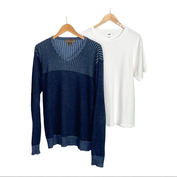 Joseph Abboud White short Sleeve Shirt Size Large - Picture 6 of 8